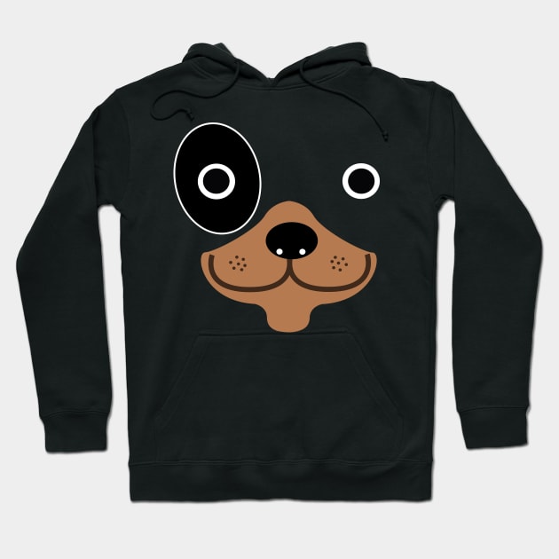 Dog Face Hoodie by utmost